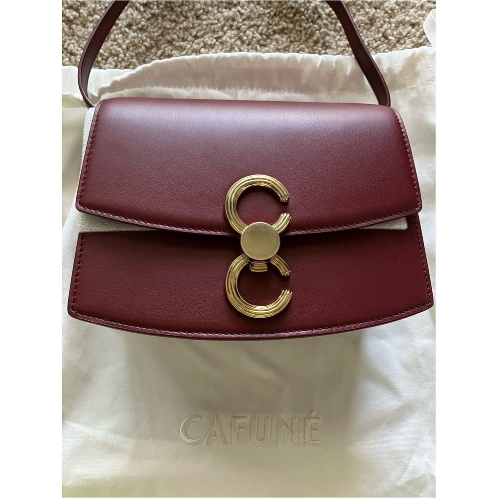NWOT Cafune Small Pendulum Bag in Wine/Burgundy